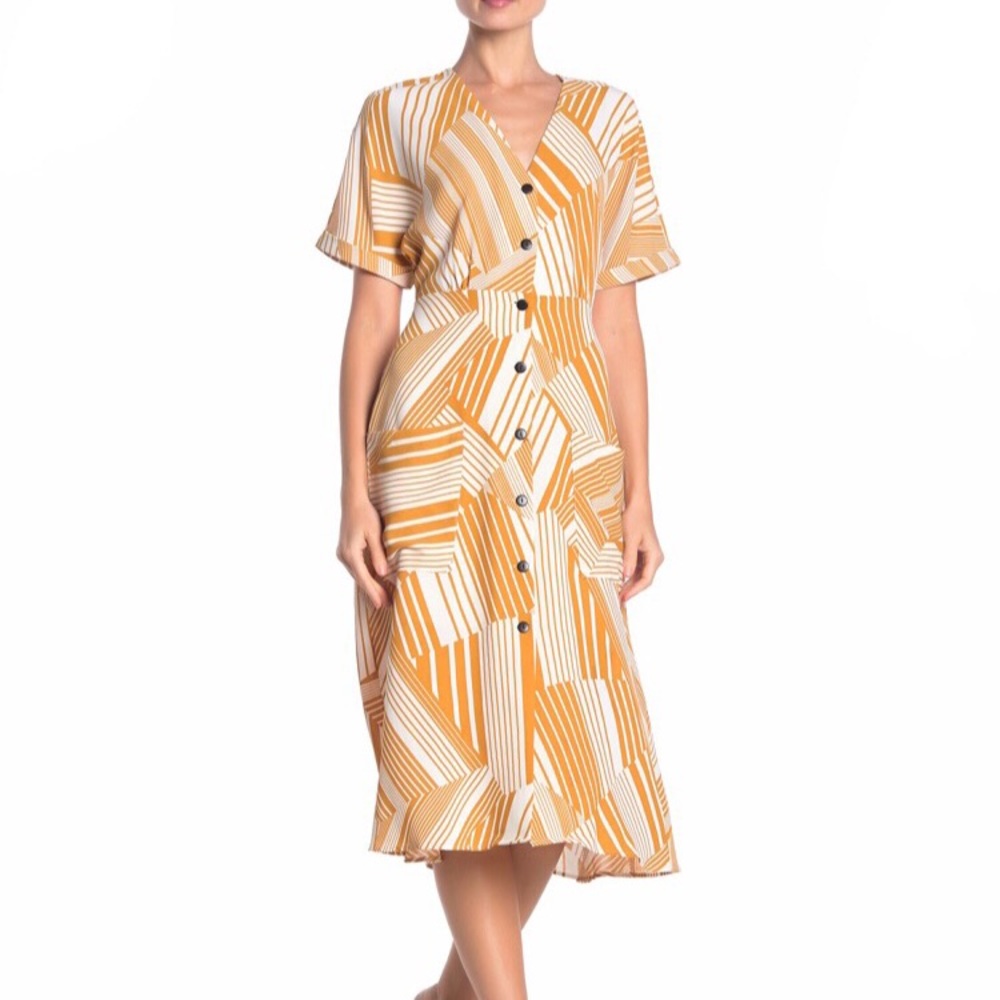 Lush Multi Directional Stripe Midi